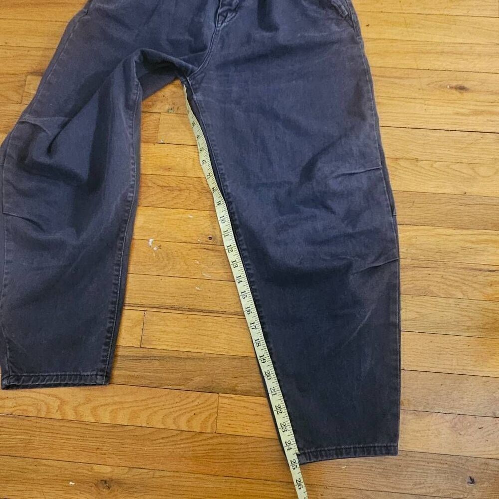 We The Free Balloon Jeans Size 27 Gray Black Straight Leg - Picture 4 of 12